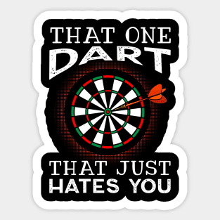 That One Dart That Just Hates You Sticker